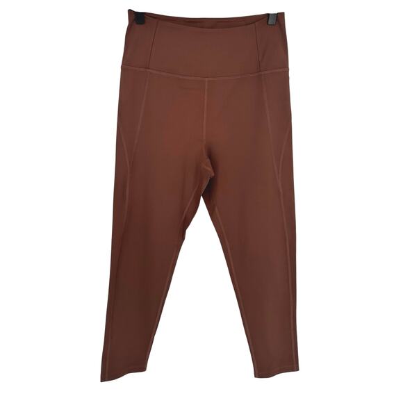 Girlfriend Collective New! Compressive High Rise Legging Brown Activewear Gym L - Picture 1 of 8